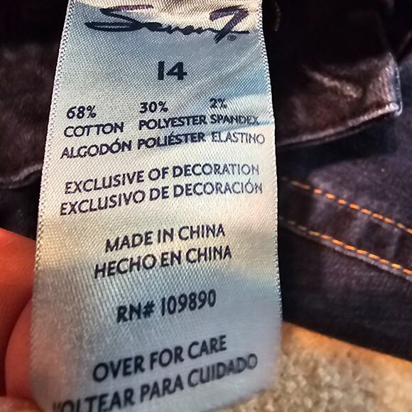 Seven7 Jeans Women’s Montreal Dark Wash Tummyless High Rise Skinny Sz 14 - Picture 4 of 15